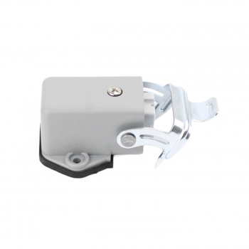 Preview: Industriesteckverbinder - Sockelgehäuse gewinkelt + Buchse 4 Polig 10A - Metall